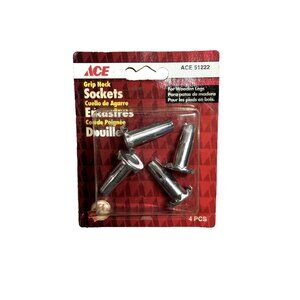 Ace Grip Neck Sockets for Wooden Legs 3/8" ACE 51222 4pk